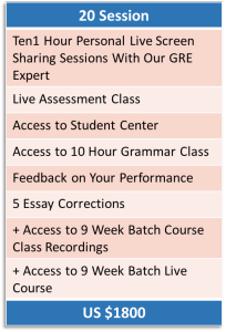 GRE20Session1on1